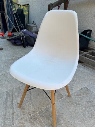 Silla Comedor Diseño Madera y Plástico