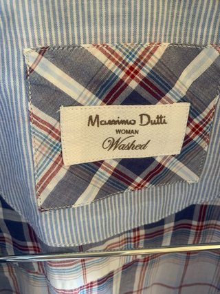 Camisa Massimo Dutti cuadros algodón