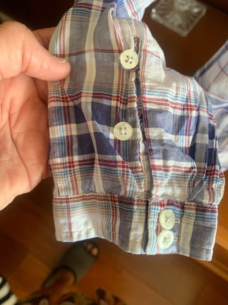 Camisa Massimo Dutti cuadros algodón
