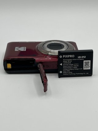 Kodak PixPro FZ55 Red, 16MP Digital Camera Zoom 5x