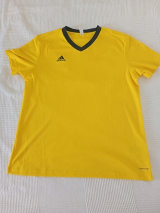 Camiseta Adidas Mujer Talla XL Amarilla