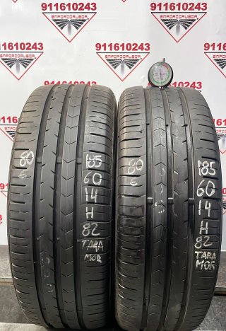 **185 60 14 H CONTINENTAL RUEDA AL 90% VIDA UTIL