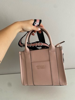 Bolso Guess Rosa y Negro