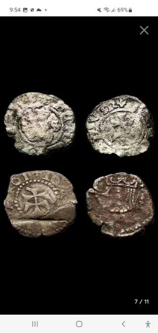 España. Lote de 23 piezas 1504 a 1746