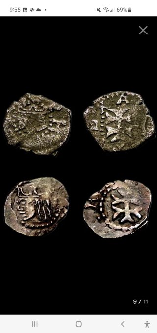 España. Lote de 23 piezas 1504 a 1746