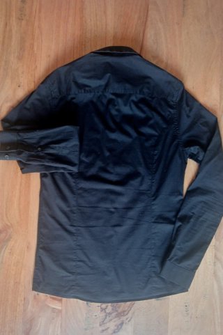 Camisa Negra Manga Larga