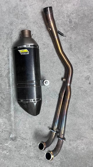Línea completa Akrapovič Yamaha TMAX