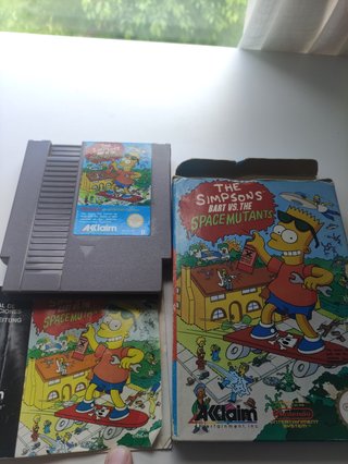 Simpsons Bart vs Space Mutants NES Completo