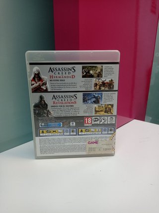Videojuego PS3 Assassins creed 2 en 1 revelations + la herma
