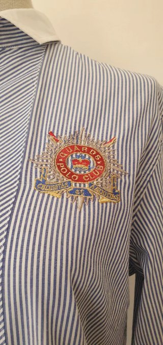 Camicia La Martina donna righe blu/bianco