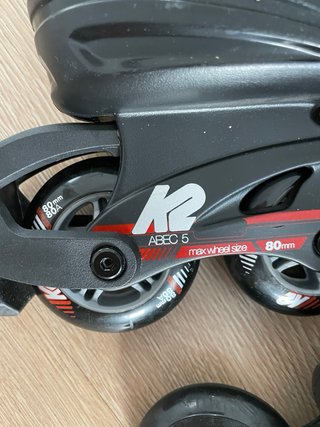 Patines K2 Kinetic 80 talla europea 42.5, US 9.5