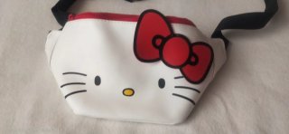 Bolso Hello Kitty Blanco y Rojo