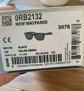 Ray-Ban Wayfarer Polarizadas Negras