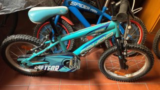Bicicleta infantil Meteor azul