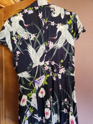 Vestido Zara Estampado Talla S