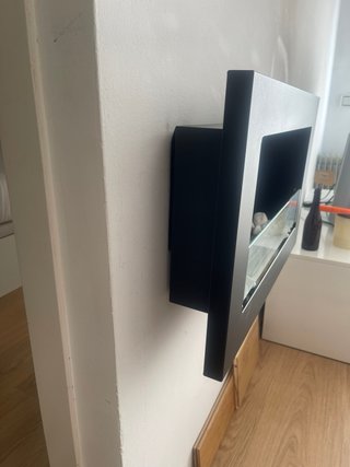 Chimenea bioetanol 65x40x13 cm Pared o empotrar