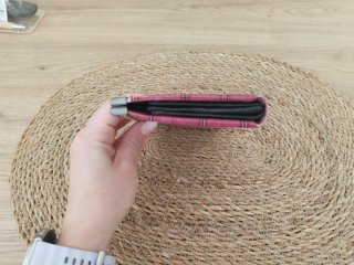 Cartera Billetera Cocodrilo Rosa