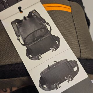 Zaino/marsupio Lowepro Passport Duo grigio/arancio
