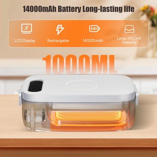 Fiambrera Eléctrica 1L 14000mAh
