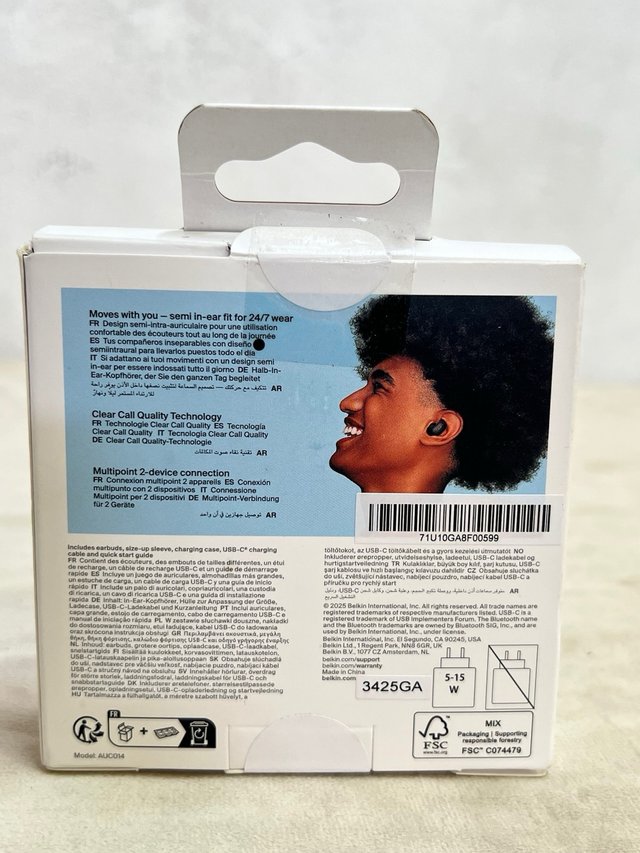 Belkin SoundForm Anywhere Auriculares Inalambricos