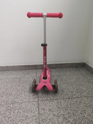Patinete Mini Micro Rosa 3 Ruedas