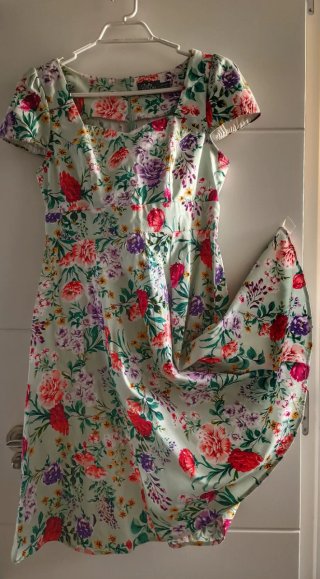Vestido vintage Dolly and Dotty talla 10