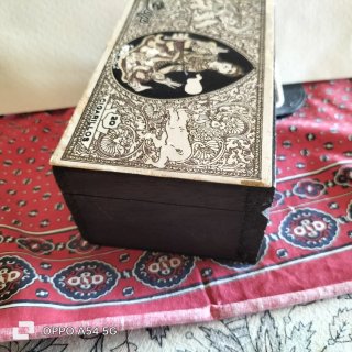W 39. Scatola vintage porta sigari Duyu vintage in