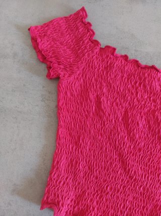 Top Stradivarius rosa elasticizzato taglia L