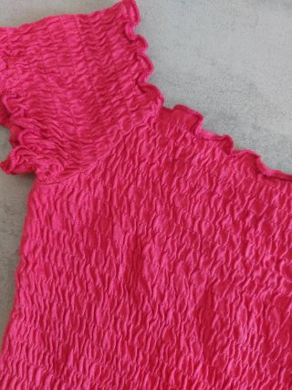 Top Stradivarius rosa elasticizzato taglia L