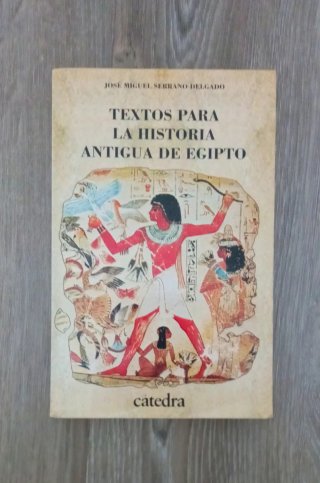 Libro "Textos para la historia antigua de Egipto".