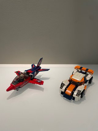 Lego 2 mezzi con 1 minifigura