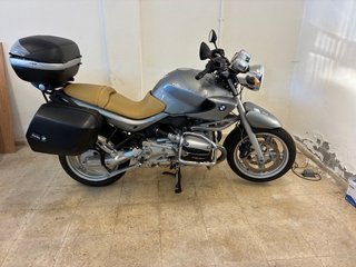 BMW R850R Plata y Beige
