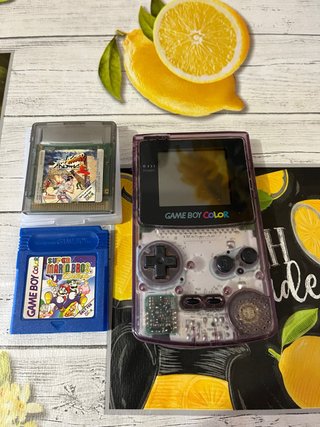 Nintendo Game Boy Color Morado + Juegos