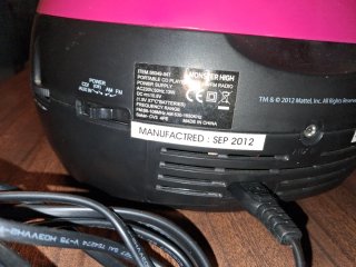 Reproductor CD AM/FM Monster High