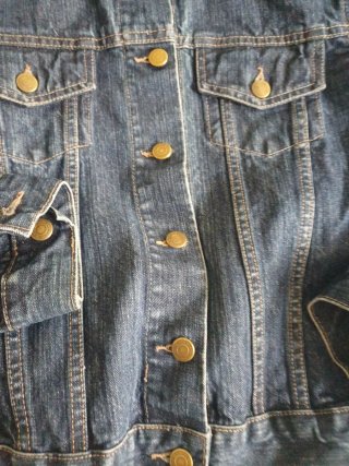 Cazadora Vaquera Zara Azul