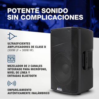 Altavoz Alto TX412B 600W Negro