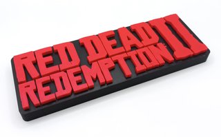 Logo Red Dead Redemption II Videogames Deco PS5 3D