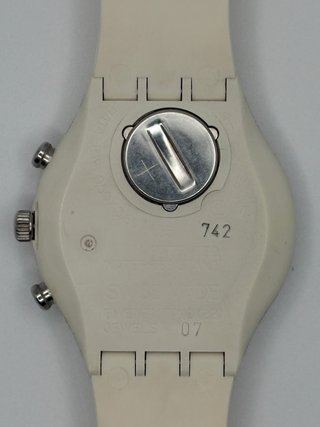 Swatch Chrono White Horses