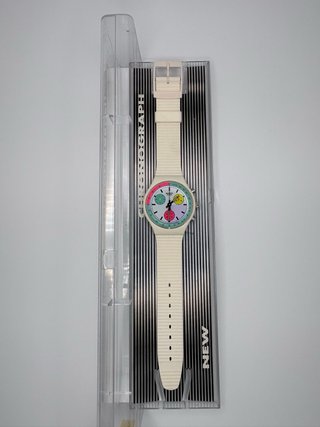Swatch Chrono White Horses