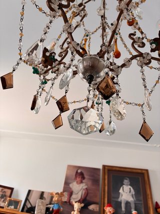 Lampadario Vintage Stile Maria Teresa in Cristallo