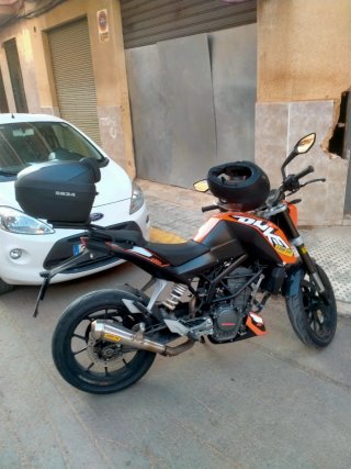 Escape Arrow para KTM duke de 125 año 2014