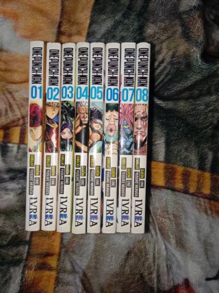 Serie de tomos de one punch man del 1 al 8