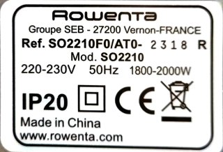 Calefactor Rowenta 2000W