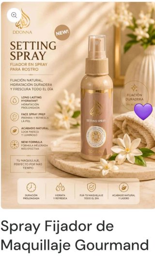 DDONNA Setting Spray Fijador Maquillaje