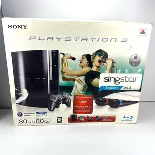 Playstation 3 fat 80 Gb console ps3 con 2 scatole