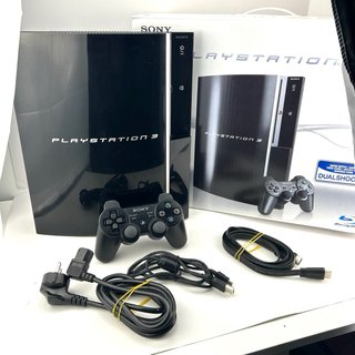 Playstation 3 fat 80 Gb console ps3 con 2 scatole