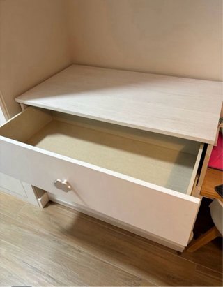 Cómoda ROSS blanca y madera