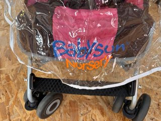 Silla de paseo Maclaren + burbuja de lluvia