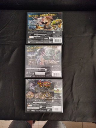 3 Juegos Monster Hunter 3DS (Japón) LEA EL TEXTO