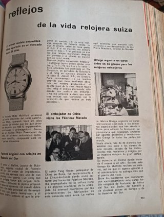 Revista Suiza Relojería y Joyería 1959